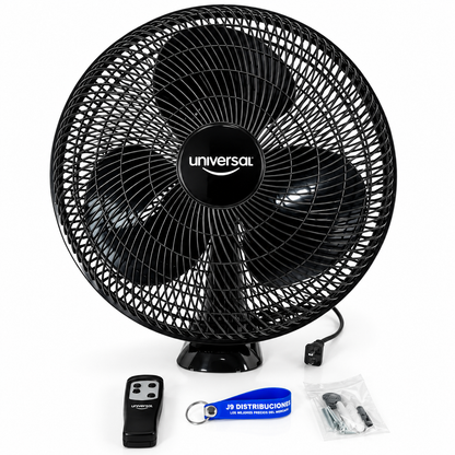 Ventilador De Pared Universal L75310 De 18" Y 80 W Con Control Remoto