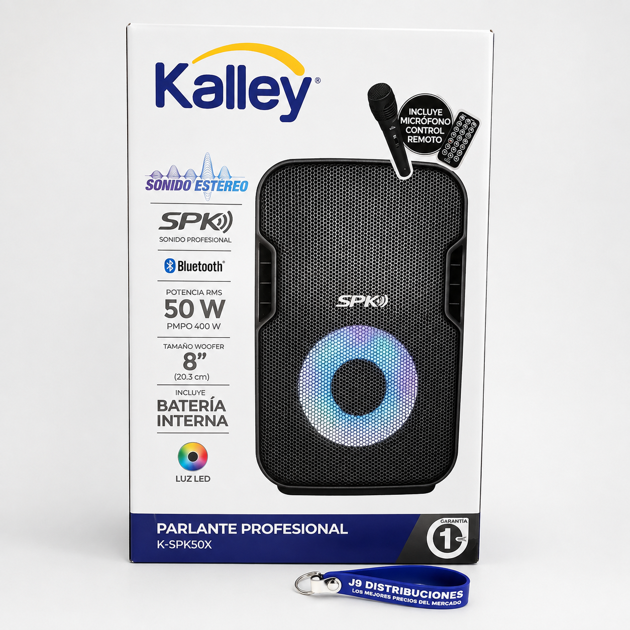Cabina Kalley 8" Recargable Spk50w