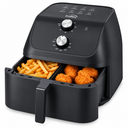 Freidora De Aire Kalley K-MAF75 De 7,5 Litros 1900 W Negra