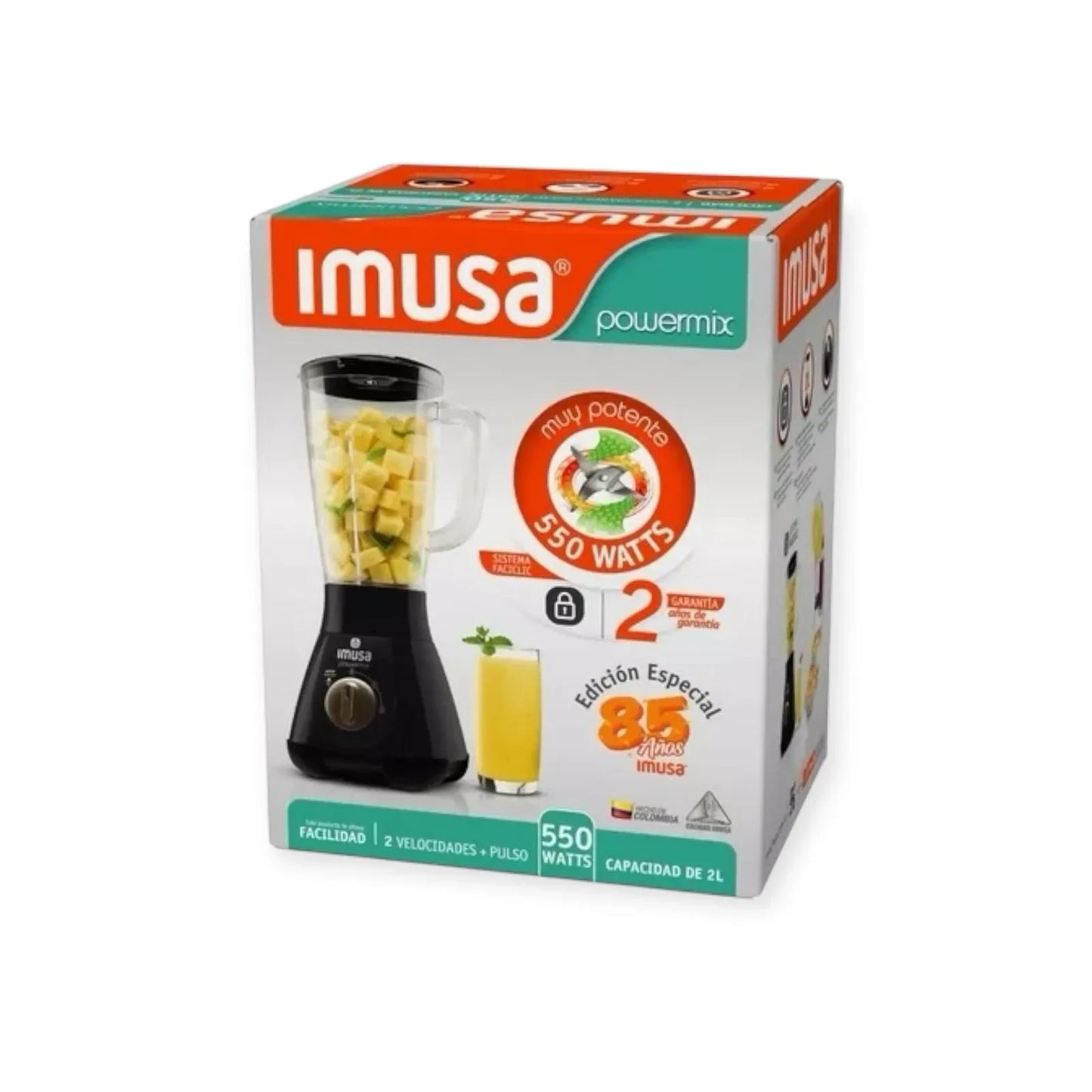 Licuadora Imusa Powermix Vaso Acrílico