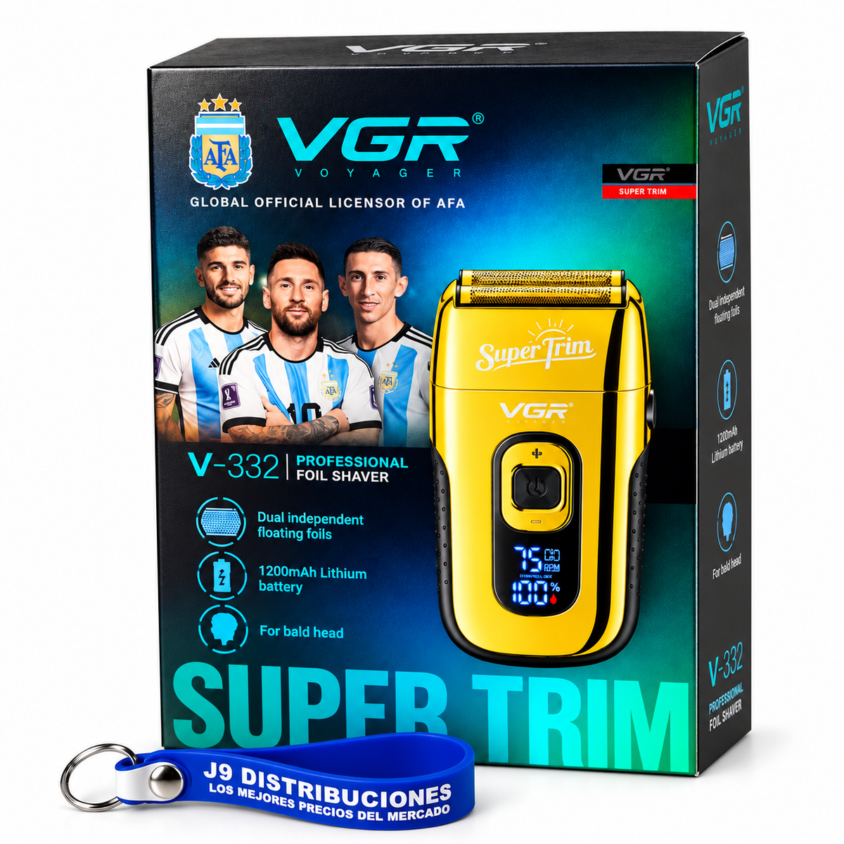Afeitadora Shaver Vgr Con Pantalla