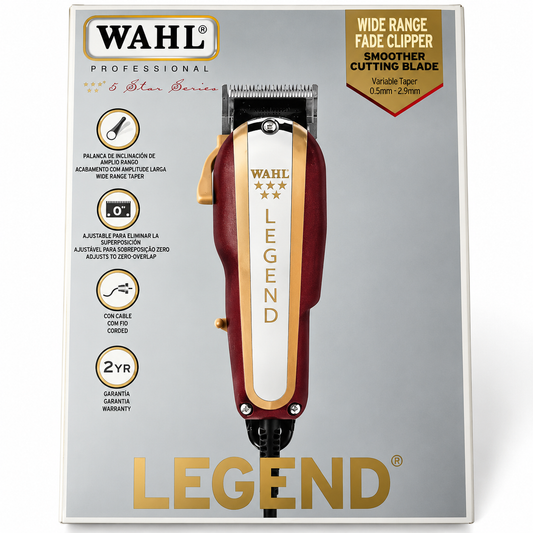 Máquina De Motilar Profesional Wahl Legend V9000 Con Guías