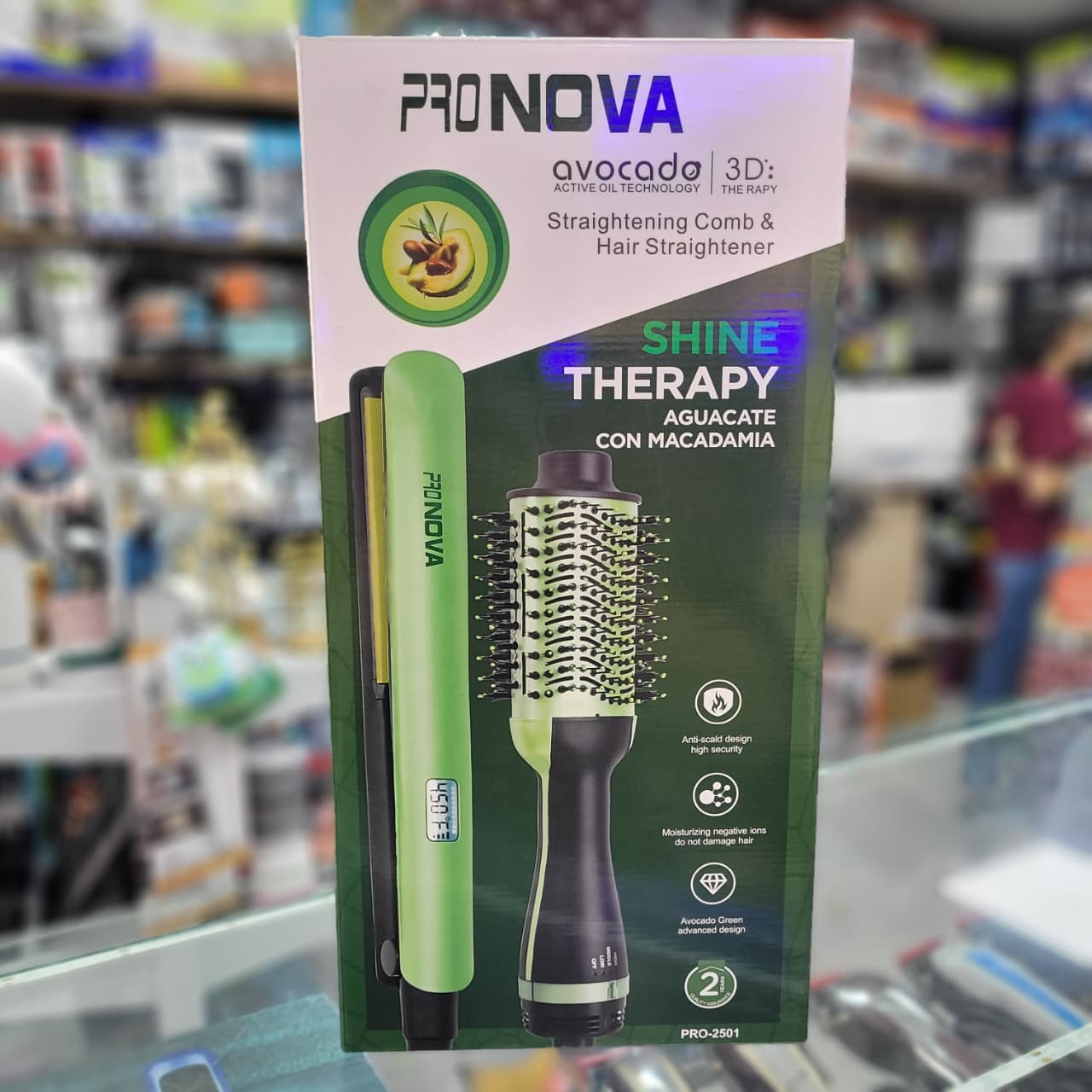 Combo Aguacate - Plancha + Cepillo Pronova