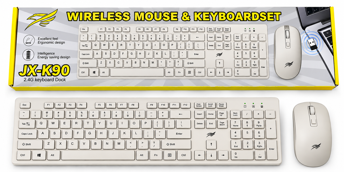 Teclado + Mouse Inalámbrico