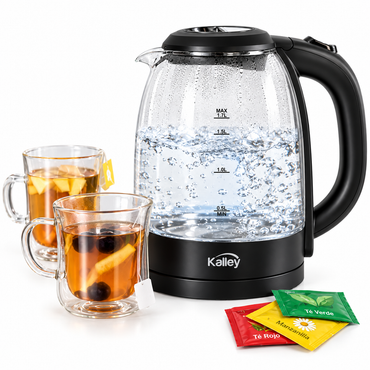 Hervidor De Agua Kalley Vidrio