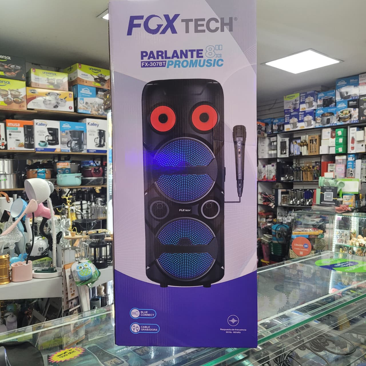 Parlante Torre 2x8" Fox Tech