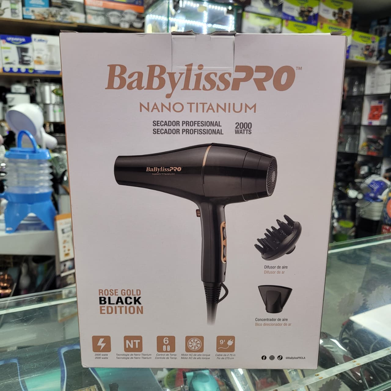 Secador Babyliss Pro Rose Gold