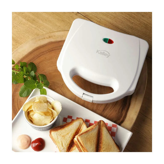 Sanduchera Kalley Triangulo Blanca