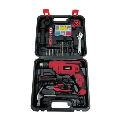 Taladro Kalley Percutor Con Kit Herramientas