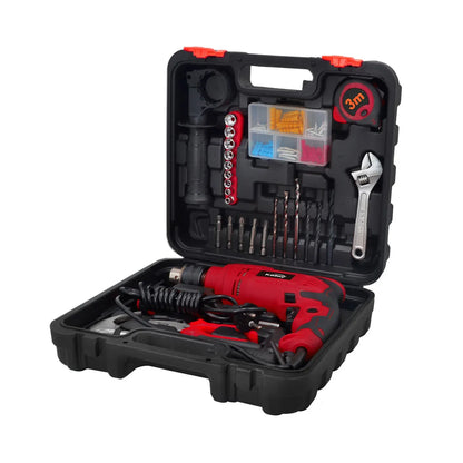 Taladro Kalley Percutor Con Kit Herramientas