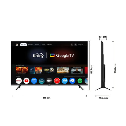 TELEVISOR KALLEY 50” GOOGLE TV 4K MAX