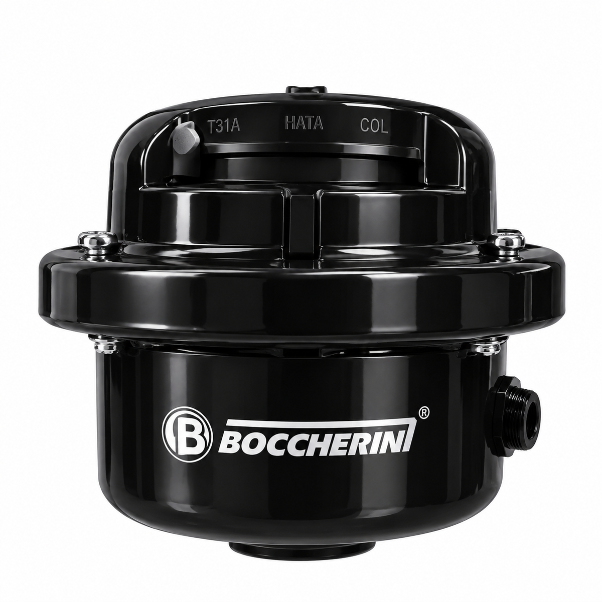 Ducha Eléctrica Boccherini 220 V Negra Con Regadera Y Manguera