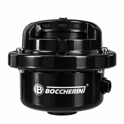 Ducha Eléctrica Boccherini 220 V Negra Con Regadera Y Manguera