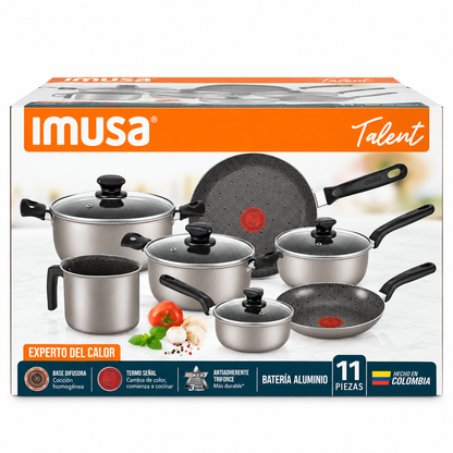 Juego De Ollas Imusa Talent 11 Piezas
