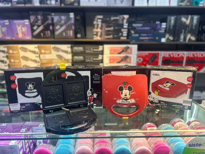 Sanduchera Kalley Mickey Mouse Roja