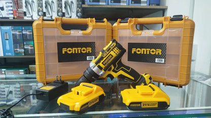 Taladro Inalambrico 2 Baterias Fontor