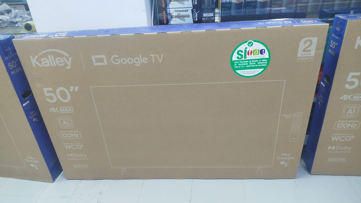 Televisor Kalley 50" Google Tv 4k