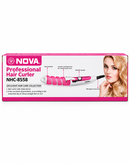 Rizador De Cabello En Espiral Nova NHC-8558