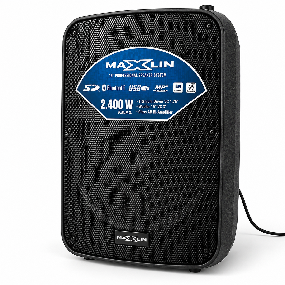 Cabina De Sonido Maxlin 15" 900k