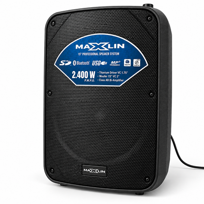 Cabina De Sonido Maxlin 15" 900k