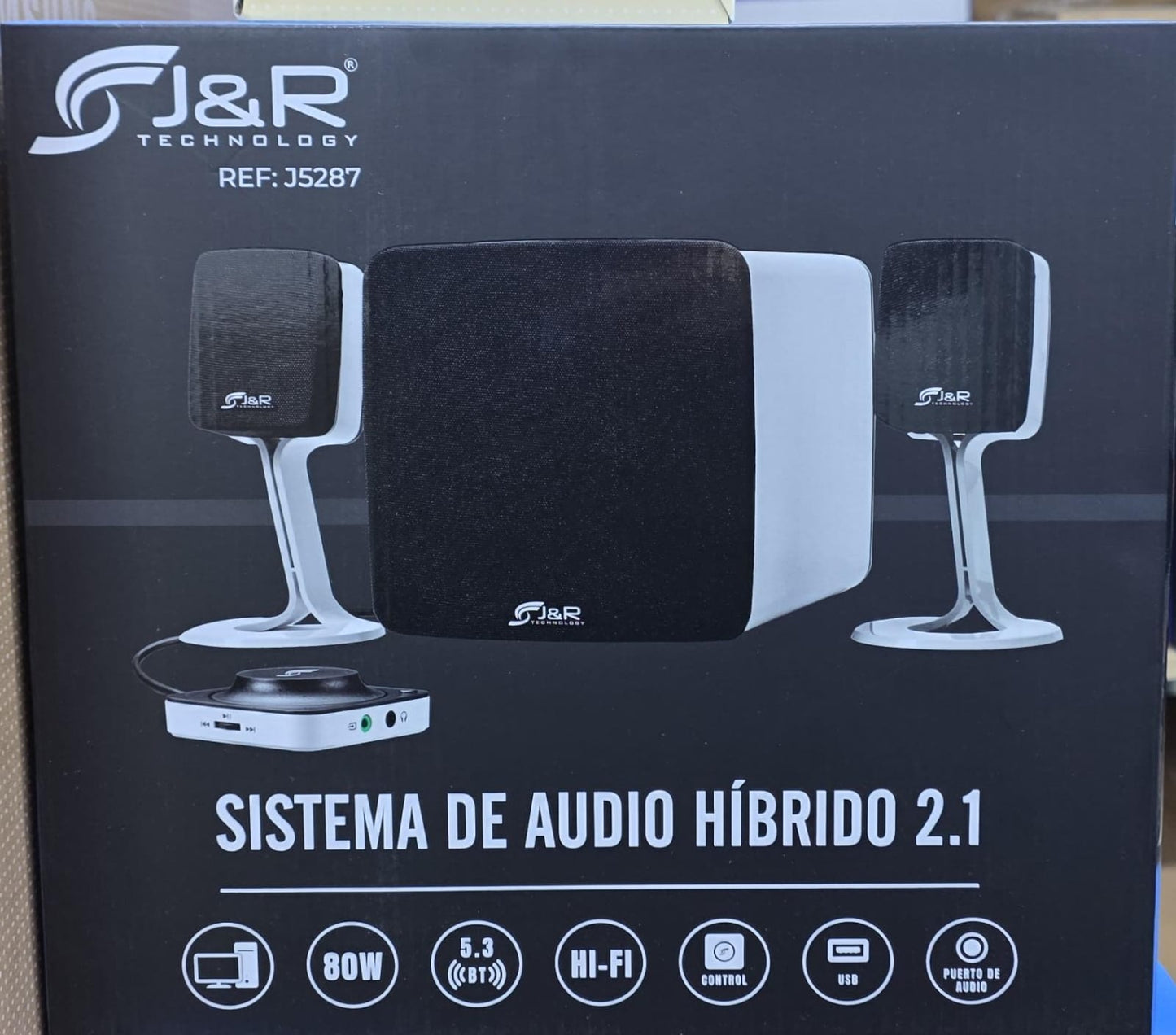 Sistema De Sonido J&r  2.1 - Ref 5287