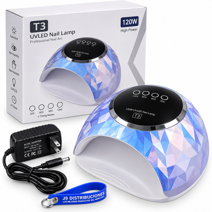 Lampara Para Uñas T3 120w
