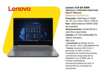 Computador Lenovo V14 G4 Amn (14″)