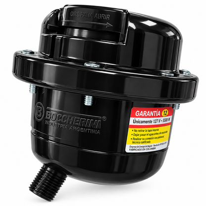 Ducha Regadera Slim Boccherini 110v Negra