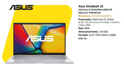 Computador Asus Vivobook 15