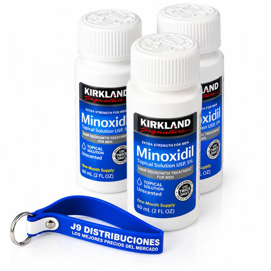 Minoxidil Kirkland Signature 5% x 3 Frascos De 60 ml