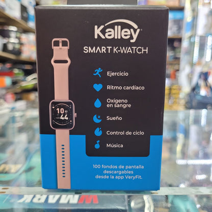 Reloj Smart Cuadrado Kalley K-watch Rosado Contesta Llamadas
