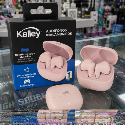 Auricular Kalley Inalámbricos Bluetooth In Ear K-AIR Rosados