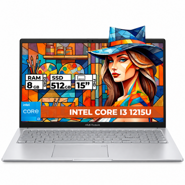 Portátil ASUS VivoBook 15 — Intel Core i3-1215U