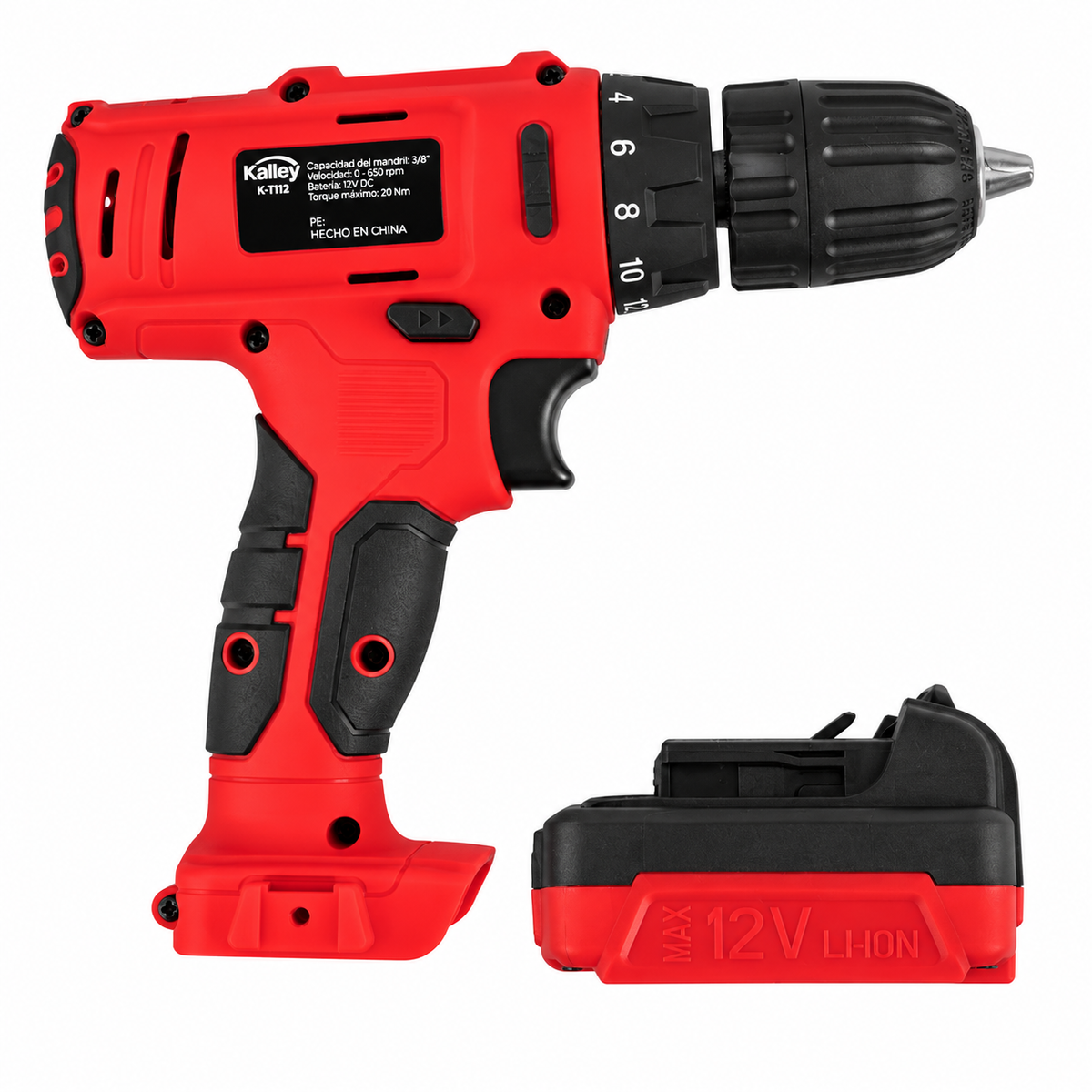 Taladro Inalámbrico Kalley K-TI12 12 V 20 Nm 650 RPM