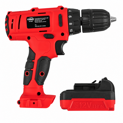 Taladro Inalámbrico Kalley K-TI12 12 V 20 Nm 650 RPM