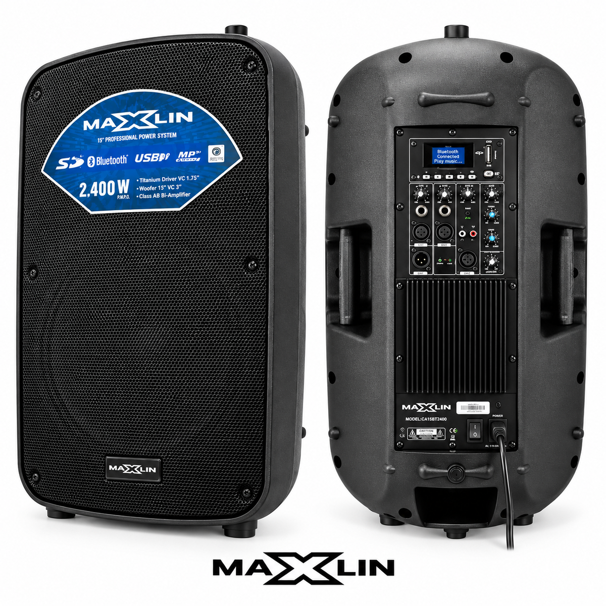 Cabina De Sonido Maxlin 15" 900k