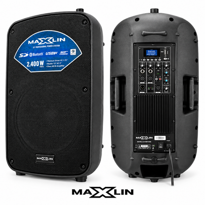 Cabina De Sonido Maxlin 15" 900k