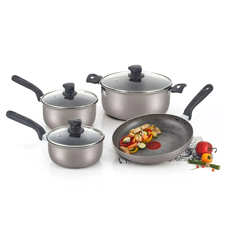 Combo Juego De Ollas 7 Piezas Imusa Talent Olla A Presión Imusa 4 Litros