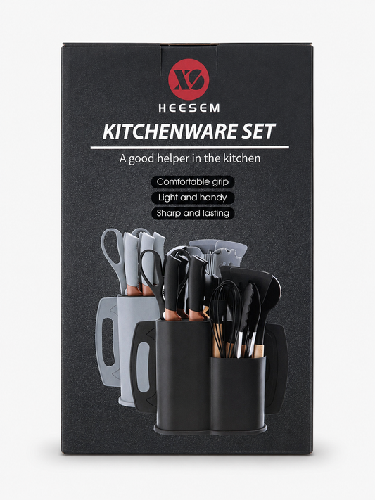 Set Cuchillos Con Soporte Y Tabla Of1