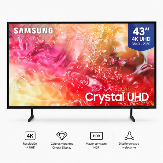 Televisor Samsung 43" 4k Crystal