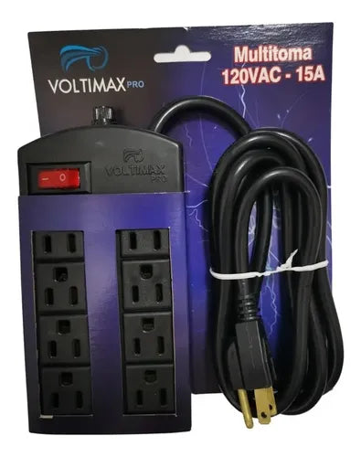 Regulador De Voltaje Voltimax 8 Puestos