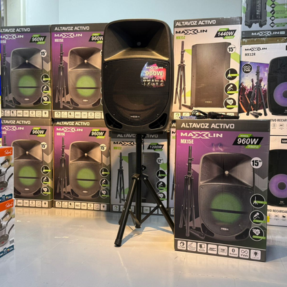 Cabina De Sonido Maxlin 15" 960w