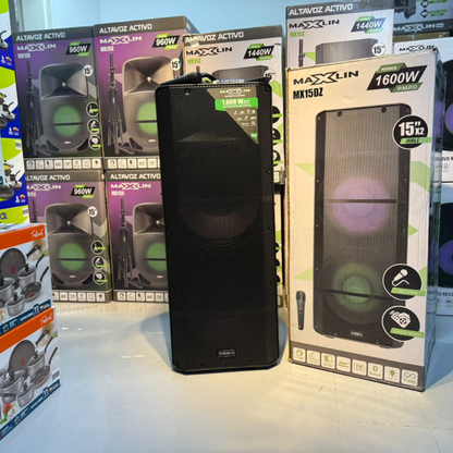 Cabina De Sonido Maxlin 15" Doble