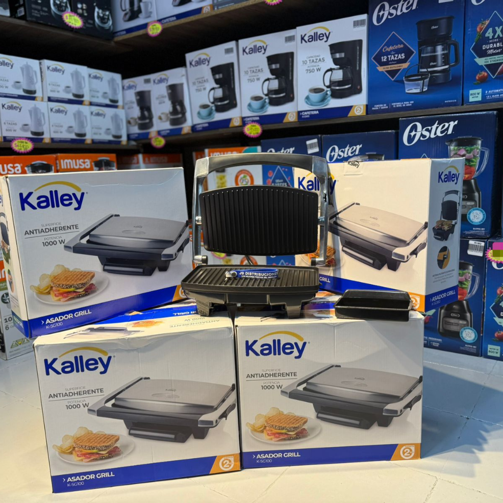 Asador Grill Tipo Sanduchera Kalley