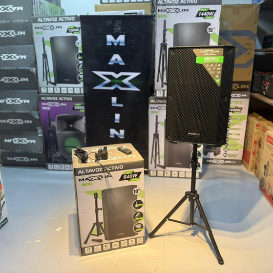 Cabina De Sonido Maxlin 10" 640w