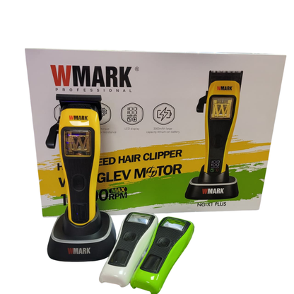 Maquina De Motilar Wmark X1 Plus - Con 3 Tapas Amarilla