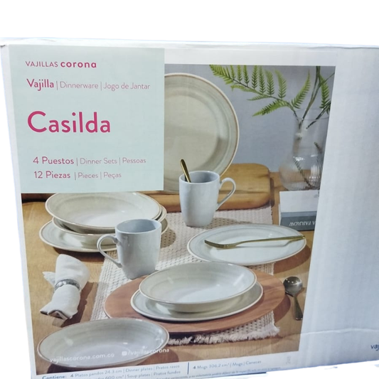 Vajilla Corona Casilda