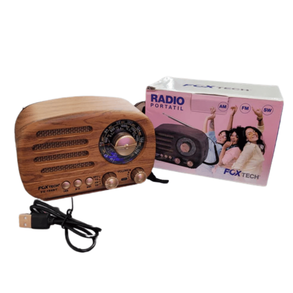 Radio Am/fm Fox Tech 194bt