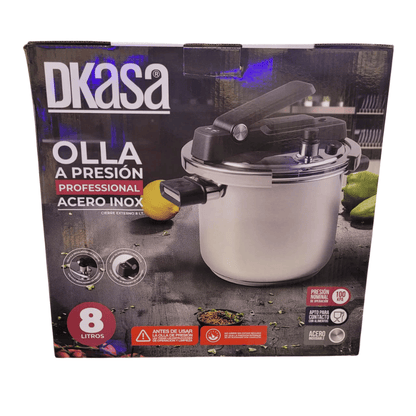 Olla A Presión Dkasa Cierre Hermético 8L