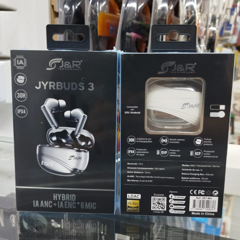 Auriculares Bluetooth J&r Con Ia